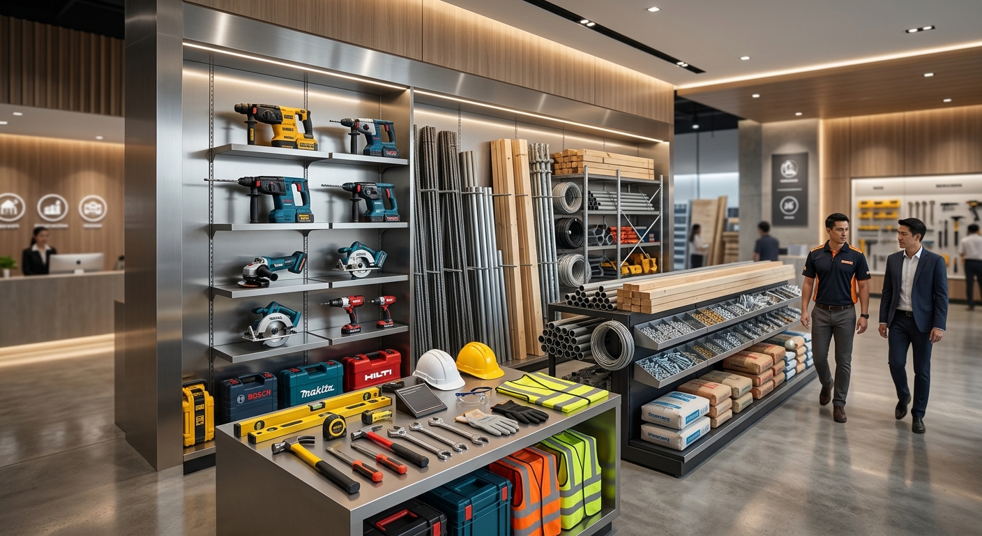 อุปกรณ์ก่อสร้างครบวงจร