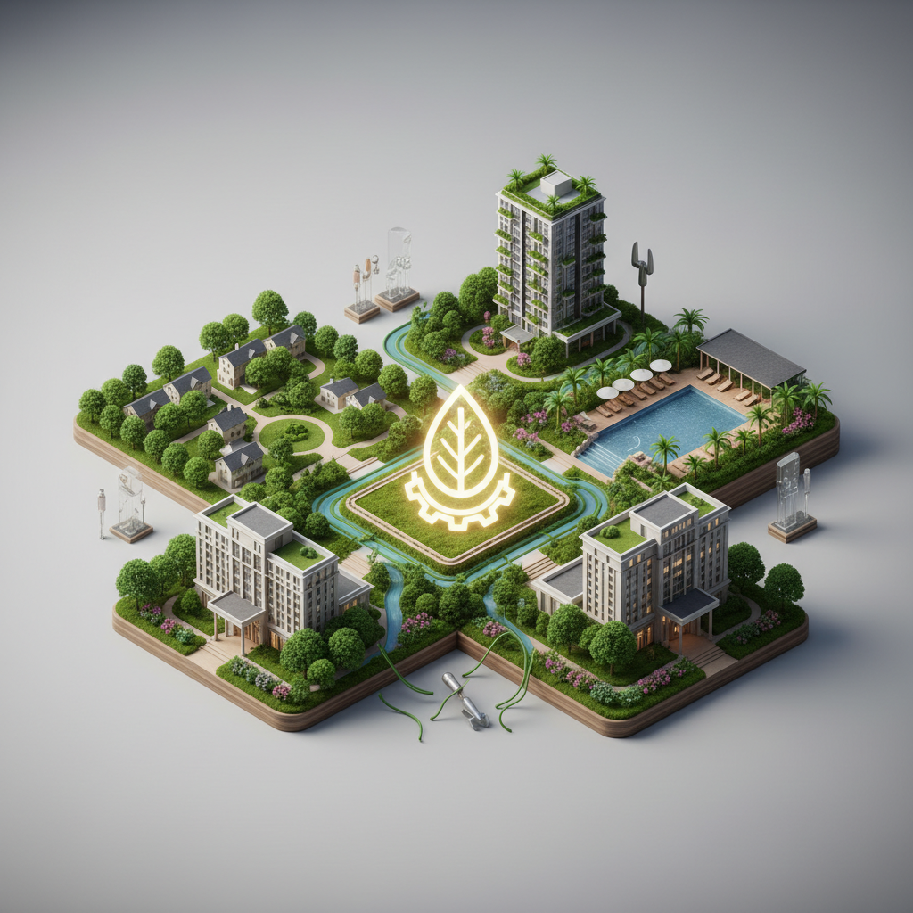 รับจัดสวนใน โครงการหมู่บ้าน คอนโด รีสอร์ท โรงแรม โดยทีมงานมืออาชีพ — สินค้าหลัก