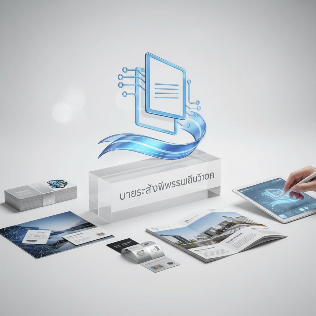 บริการสั่งพิมพ์ระบบดิจิตอล (Digital Printing)