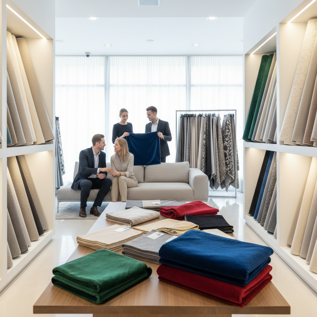 ผ้าหุ้มโซฟาและกำมะหยี่