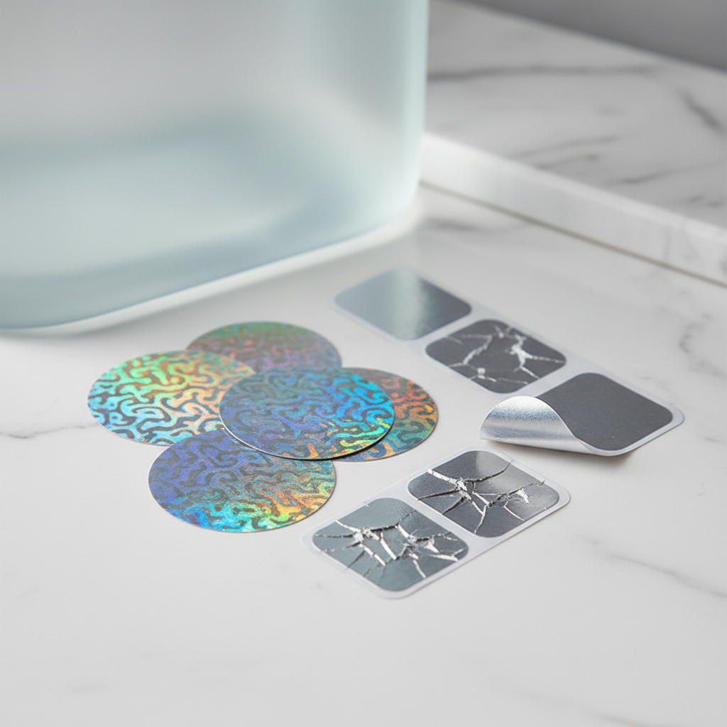 สติกเกอร์กันปลอม (Anti-Counterfeit Stickers)