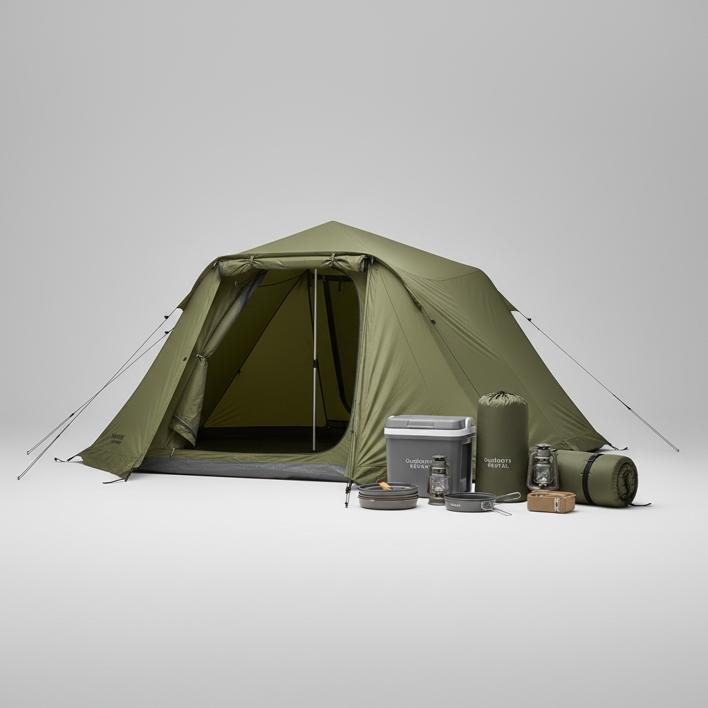 Outdoors Rental ผู้ให้บริการเช่าเต็นท์ และอุปกรณ์สำหรับการออกแค้มป์โดยบริษัท เอาท์ดอร์สเรนทอล จำกัด — สินค้าหลัก