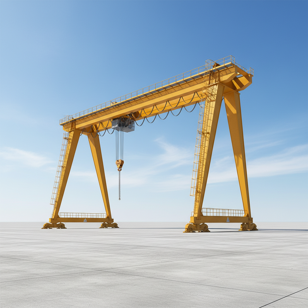 ติดตั้งเครนสนาม (Gantry Crane)