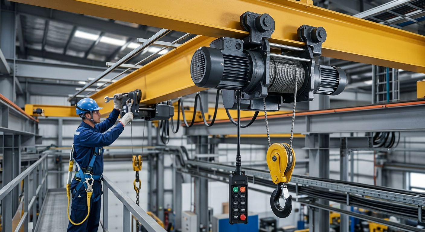 จำหน่ายรอกสลิงไฟฟ้าและบริการซ่อมบำรุงเครน