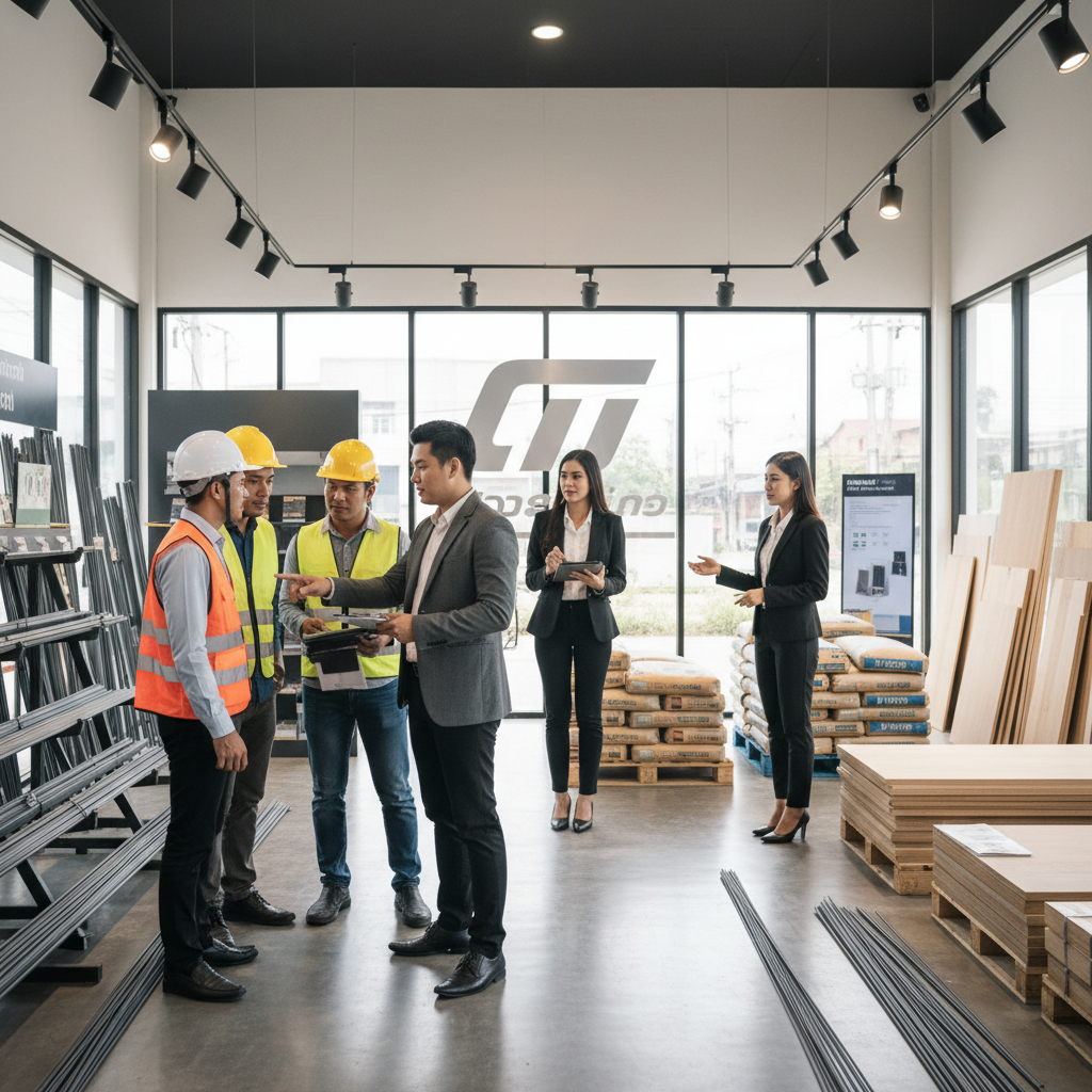 ทีมที่ดูแลการสั่งซื้อของคุณ  โชคชัยค้าส่งวัสดุ