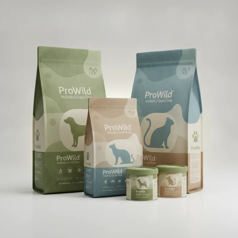 Prowild อาหารสุนัข Holistic/Grain Free อาหารแมว Holistic/Grain Free อาหารเพื่อสุขภาพและคุณค่าทางโภชนาการสำหรับแมวและสุนัข สำหรับทุกสายพันธุ์/ทุกช่วงชีวิต — สินค้าหลัก