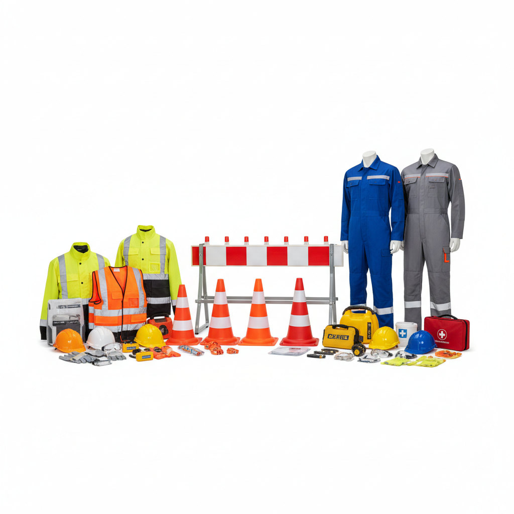 โอที อินเตอร์เทรด ผู้ผลิต จำหน่าย นำเข้ากรวยจราจร แผงกั้นจราจร เสื้อกั๊กสะท้อนแสง เสื้อสะท้อนแสง ชุดยูนิฟอร์ม ชุดช่าง อุปกรณ์ความปลอดภัยคุณภาพสูง — สินค้าหลัก