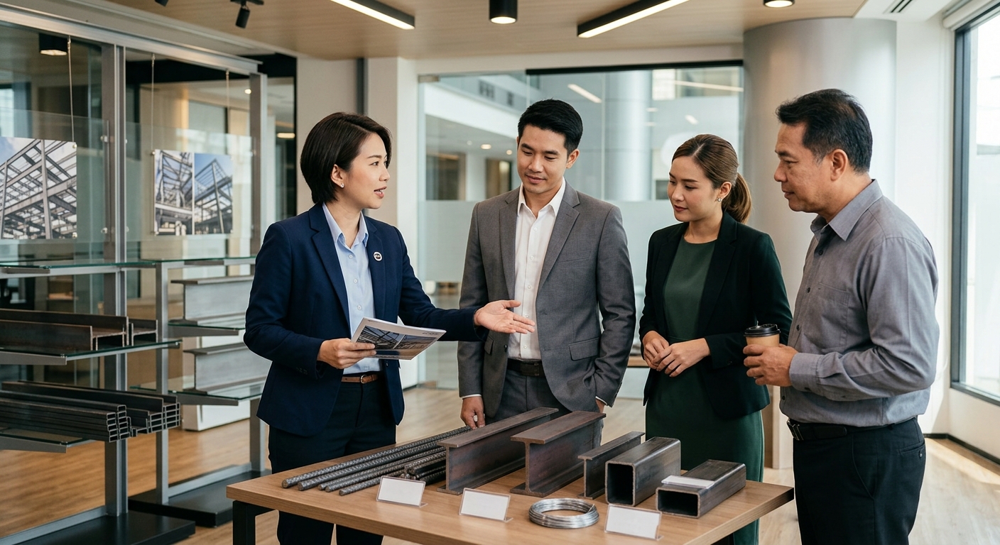 รู้จักทีมขายของเรา บริษัท เชื้อไพบูลย์ สตีล จำกัด