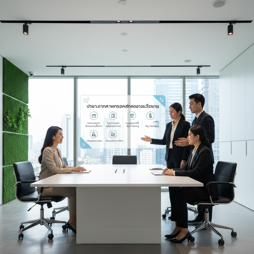 ฝ่ายขายบริการทำความสะอาดครบวงจร