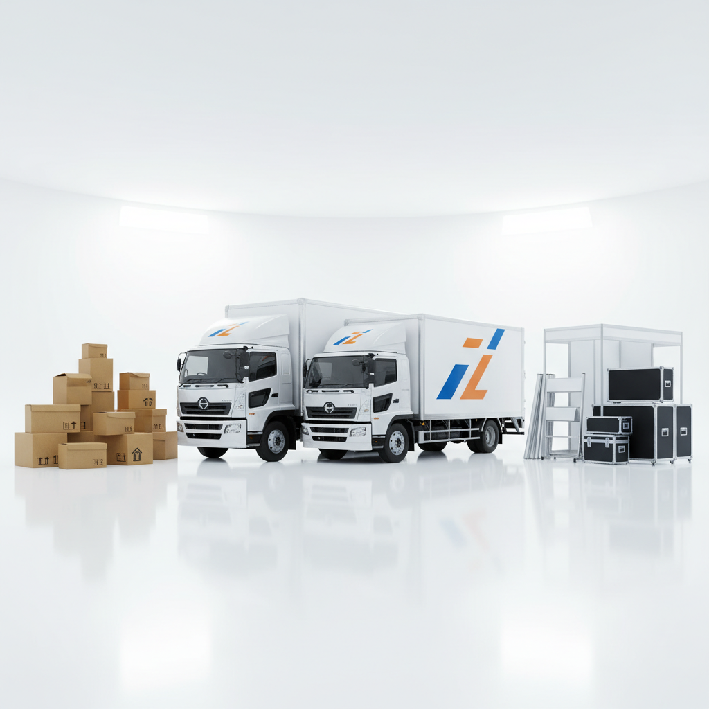 บริการรถรับจ้างขนย้ายทั่วไปและออกบูธงานแสดงสินค้า