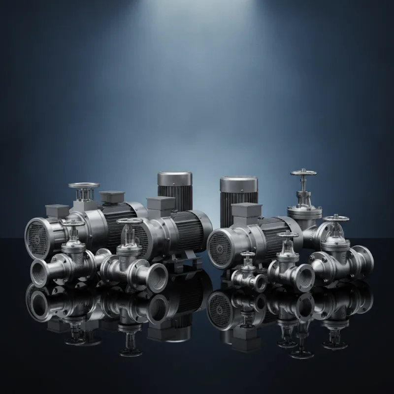 ปั๊มและวาล์วอุตสาหกรรมสำหรับระบบของเหลว (Industrial Pumps & Valves)