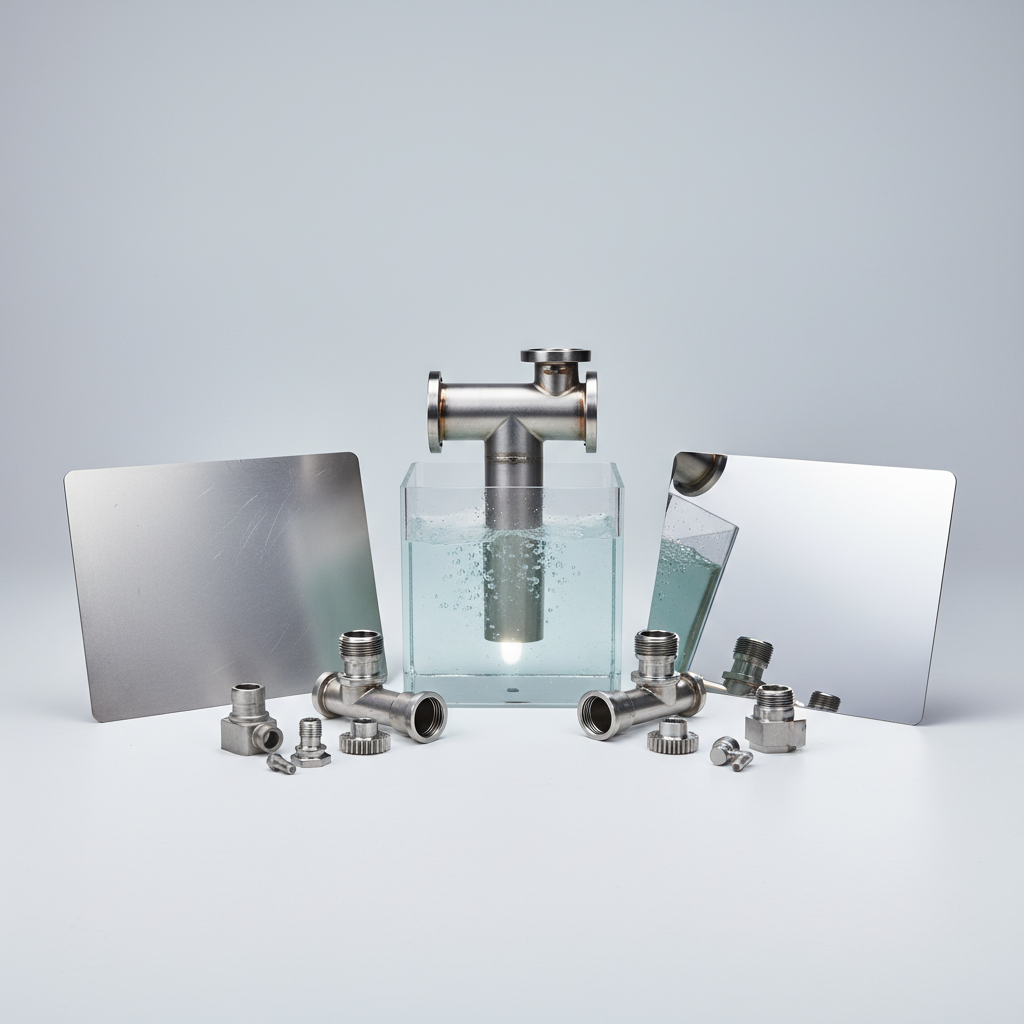 บริการซ็อตเงาสแตนเลส (Electro Polishing)