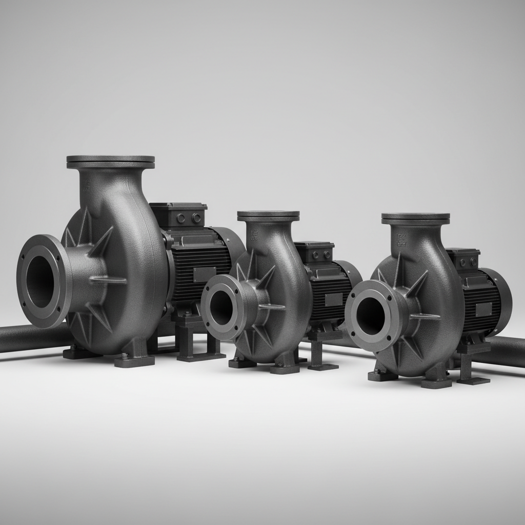 EBARA ปั๊มน้ำกลุ่มเหล็กหล่อ (Cast Iron Pumps - Heavy Duty)