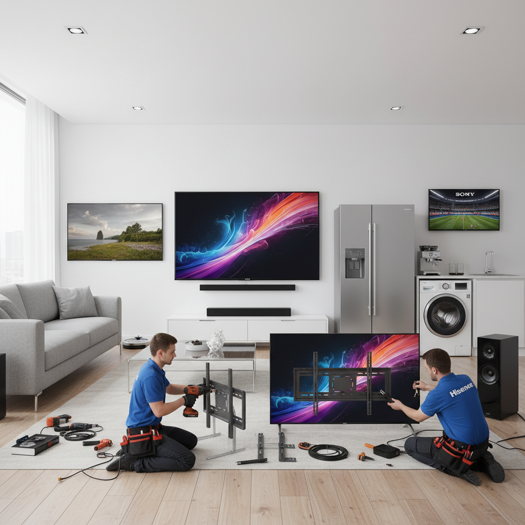 ศูนย์รวมทีวีและเครื่องใช้ไฟฟ้าแบรนด์ชั้นนำ พร้อมบริการติดตั้งครบวงจร