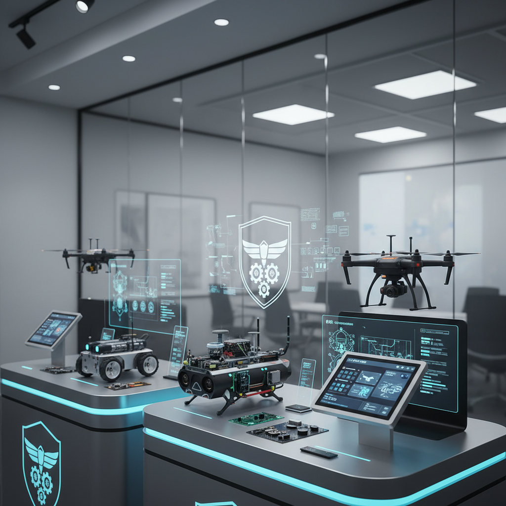 ออกแบบ ผลิต พัฒนา จำหน่าย และให้เช่าระบบควบคุมอัตโนมัติหุ่นยนต์ รวมถึงเครื่องบินไร้คนขับ ทั้งทางบก ทางน้ำ และทางอากาศ ซึ่งหมายถึงรวมระบบฮาร์ดแวร์ และซอฟต์แวร์ทุกประเภท ตัวเลือกสำหรับงานเฉพาะ