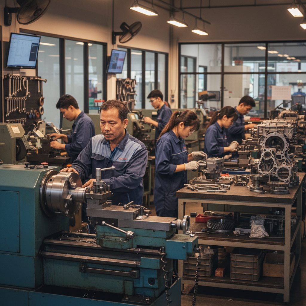 เรื่องราวของเรา โรงกลึง คว้าน เจียร ปาด กลึงอะไหล่ ผลิตชิ้นส่วน ซ่อม เสื้อสูบ นนทบุรี