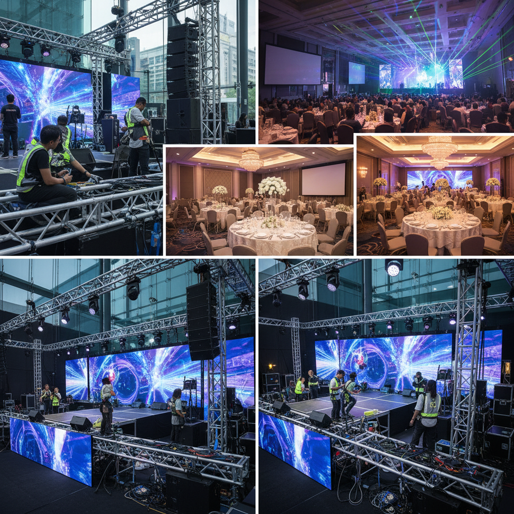 เนรมิตงานอีเว้นท์ทุกรูปแบบ ครบวงจรโดยทีมงานมืออาชีพ