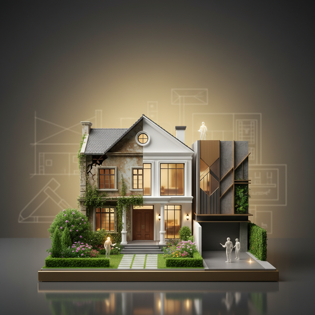 บริการรีโนเวทและออกแบบตกแต่งภายนอก