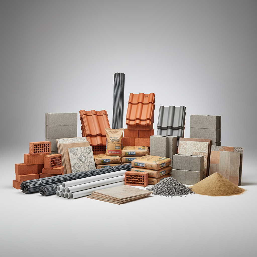 ขายวัสดุก่อสร้างราคาถูก เหล็ก ปูนซีเมนต์ กระเบื้องหลังคา อิฐบล็อก อิฐมอญ อิฐมวลเบา ท่อพีวีซี กระเบื้องปูพื้น หิน ทราย ชลบุร — สินค้าหลัก