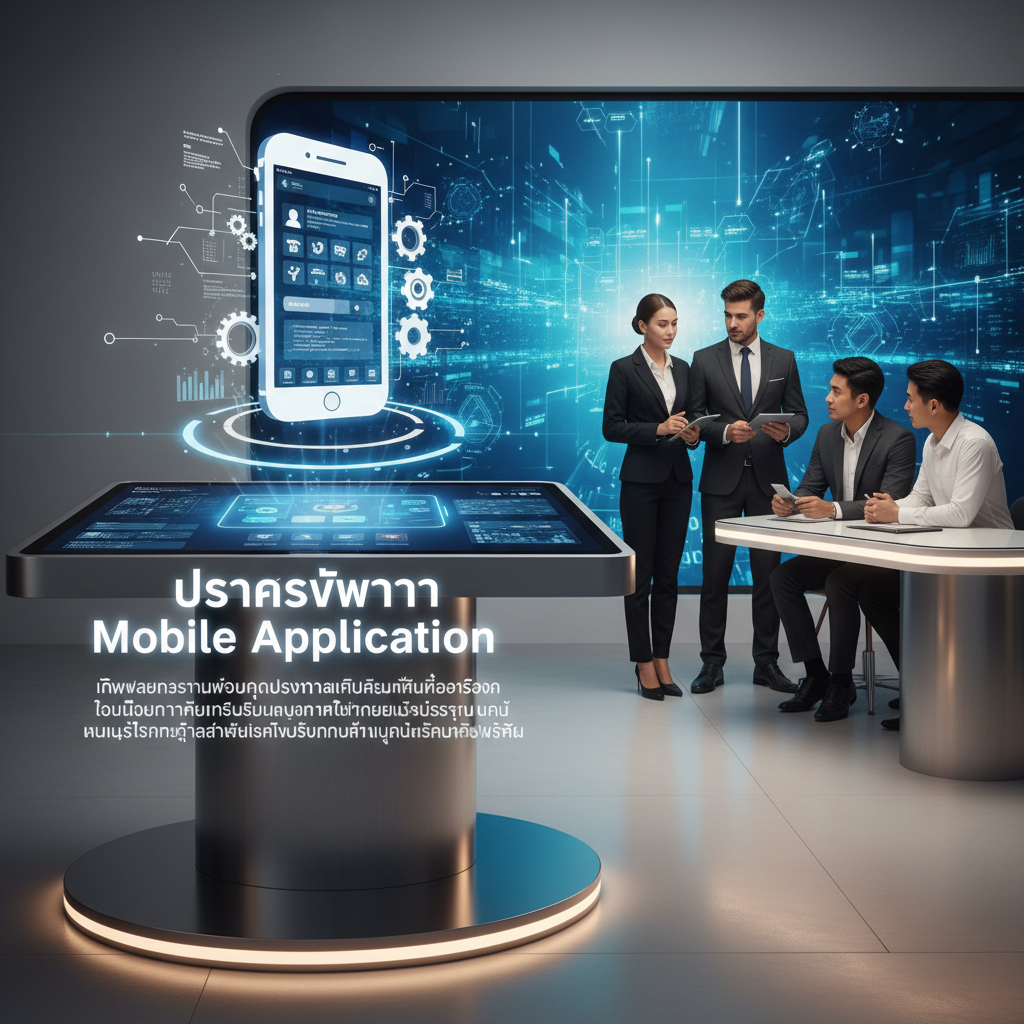 บริการพัฒนา Mobile Application
