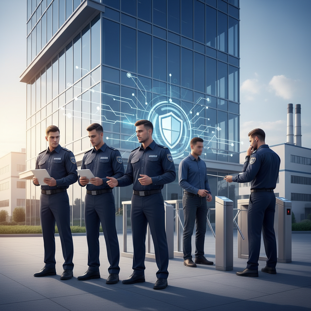 บริการรักษาความปลอดภัยสำหรับอาคารสำนักงานและโรงงาน (Commercial Security)