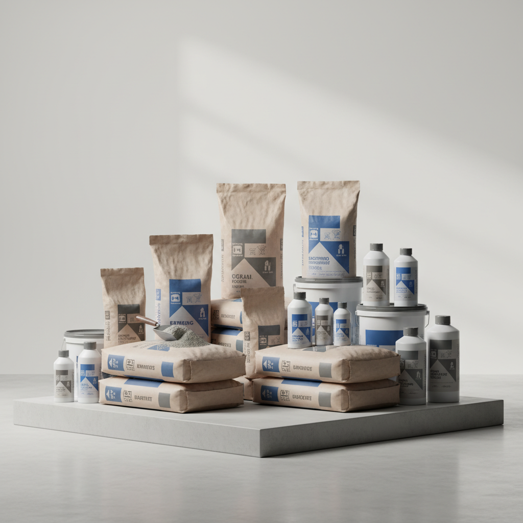 ปูนซีเมนต์และเคมีภัณฑ์ก่อสร้าง