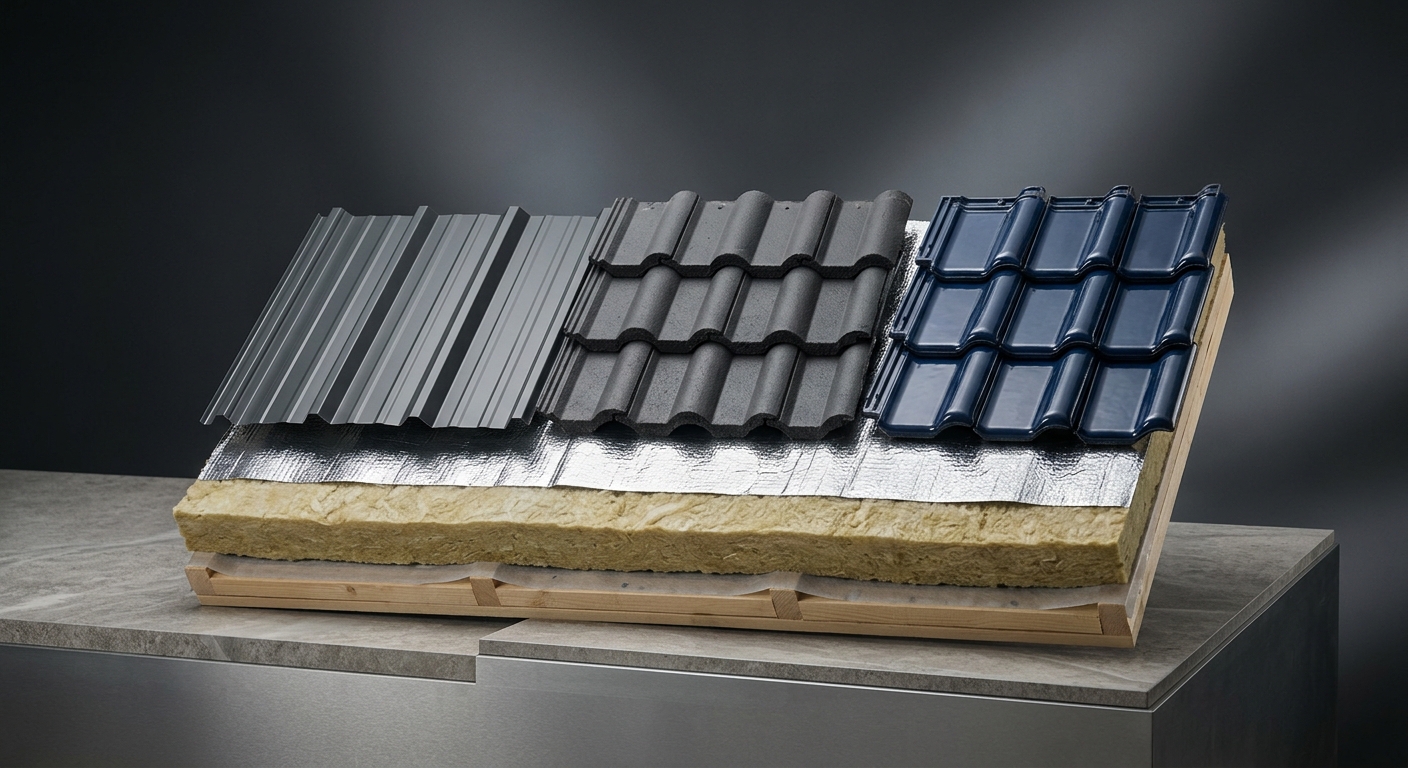 วัสดุมุงหลังคาและฉนวนกันความร้อน