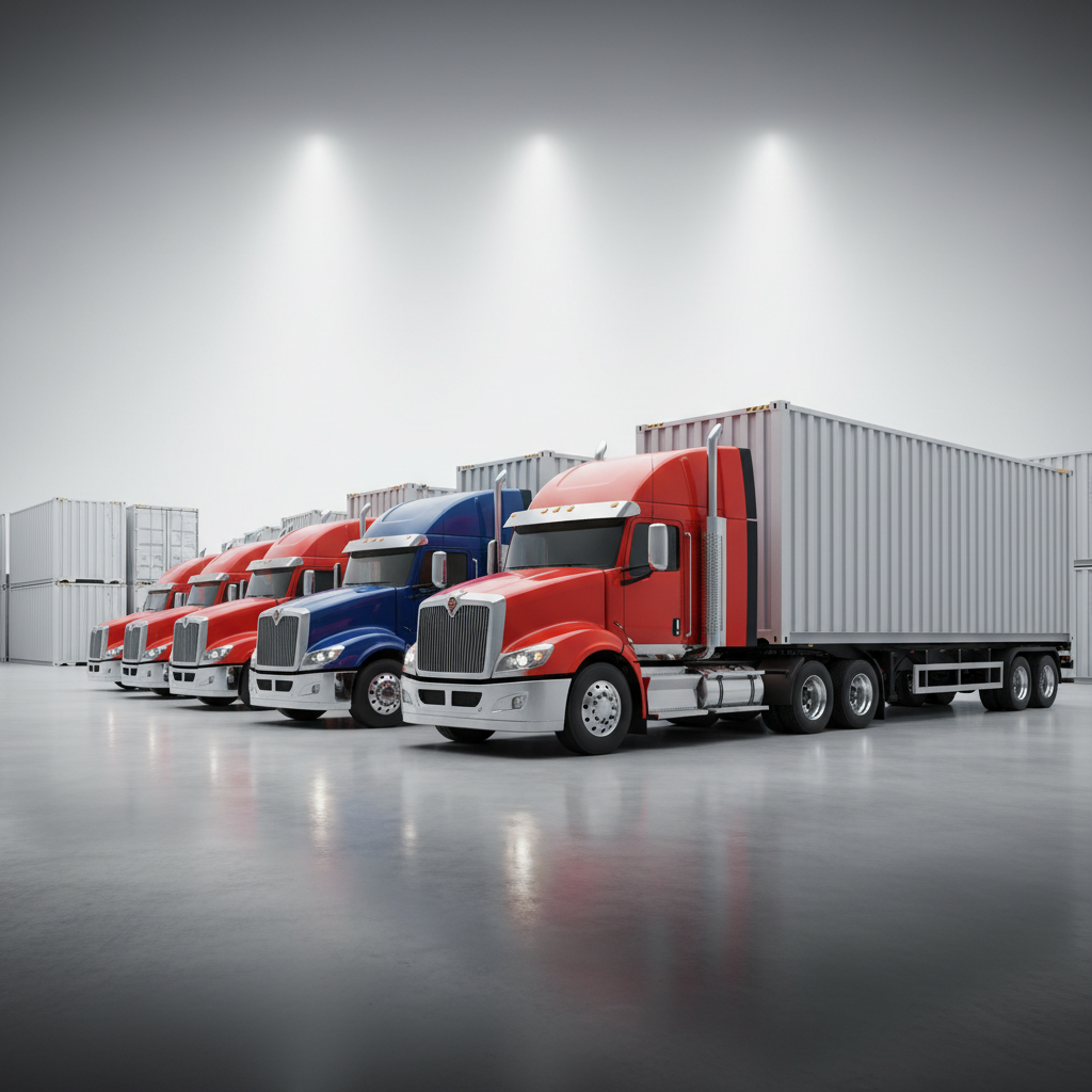 บริการขนส่งตู้สินค้าโดยรถบรรทุกทั้งในประเทศและขนส่งสินค้าข้ามแดน — สินค้าหลัก