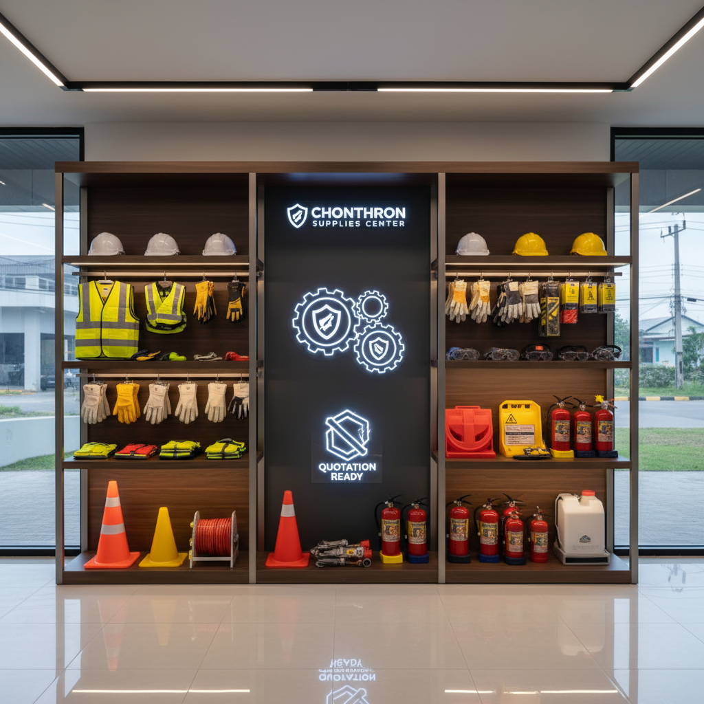 ร้านขายอุปกรณ์เซฟตี้ระยอง จำหน่ายสินค้าประเภทอุปกรณ์ป้องกันภัยส่วนบุคคล (PPE) อุปกรณ์จราจรและป้ายเซฟตี้ อุปกรณ์ดับเพลิงและควบคุมเพลิง บริการจัดหาอุปกรณ์นิรภัย ตัวเลือกสำหรับงานเฉพาะ