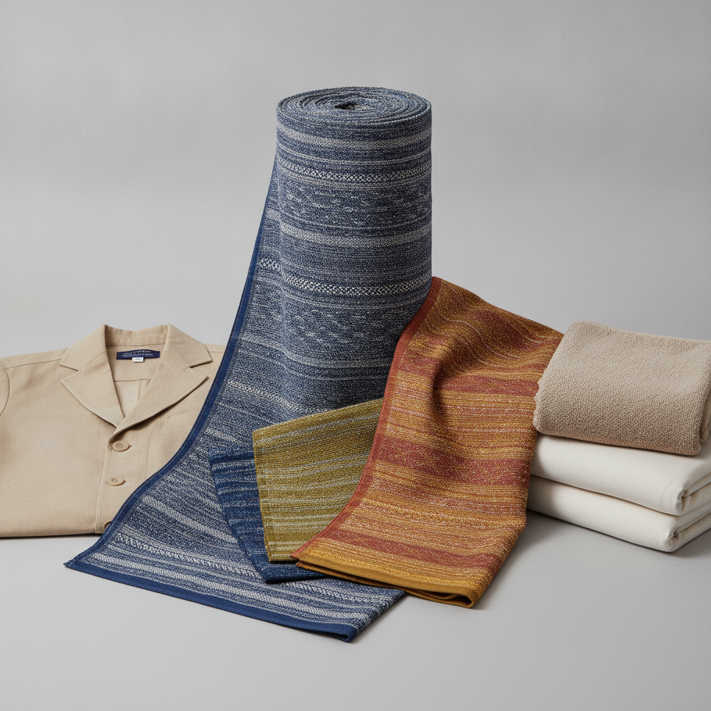 DOBBYTEX ผลิตเเละจัดจําหน่ายผ้าฝ้ายครบวงจร Thai Fabric, Thai Textile ผู้ผลิตผ้าชินมัยรายใหญ่ที่สุด ส่งขายร้านผ้าทั้งในและต่างประเทศ โรงงานตัดเย็บเสื้อผ้าส่งออก โรงเเรม สปา คุณภาพดี มีเอกลักษณ์ไม่เหมือนใคร — สินค้าหลัก