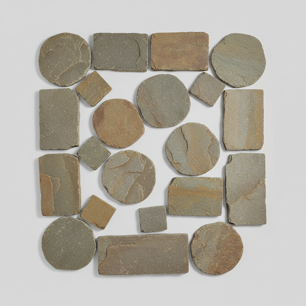 หินปูพื้นและทางเดินธรรมชาติ (Natural Paving Stones)