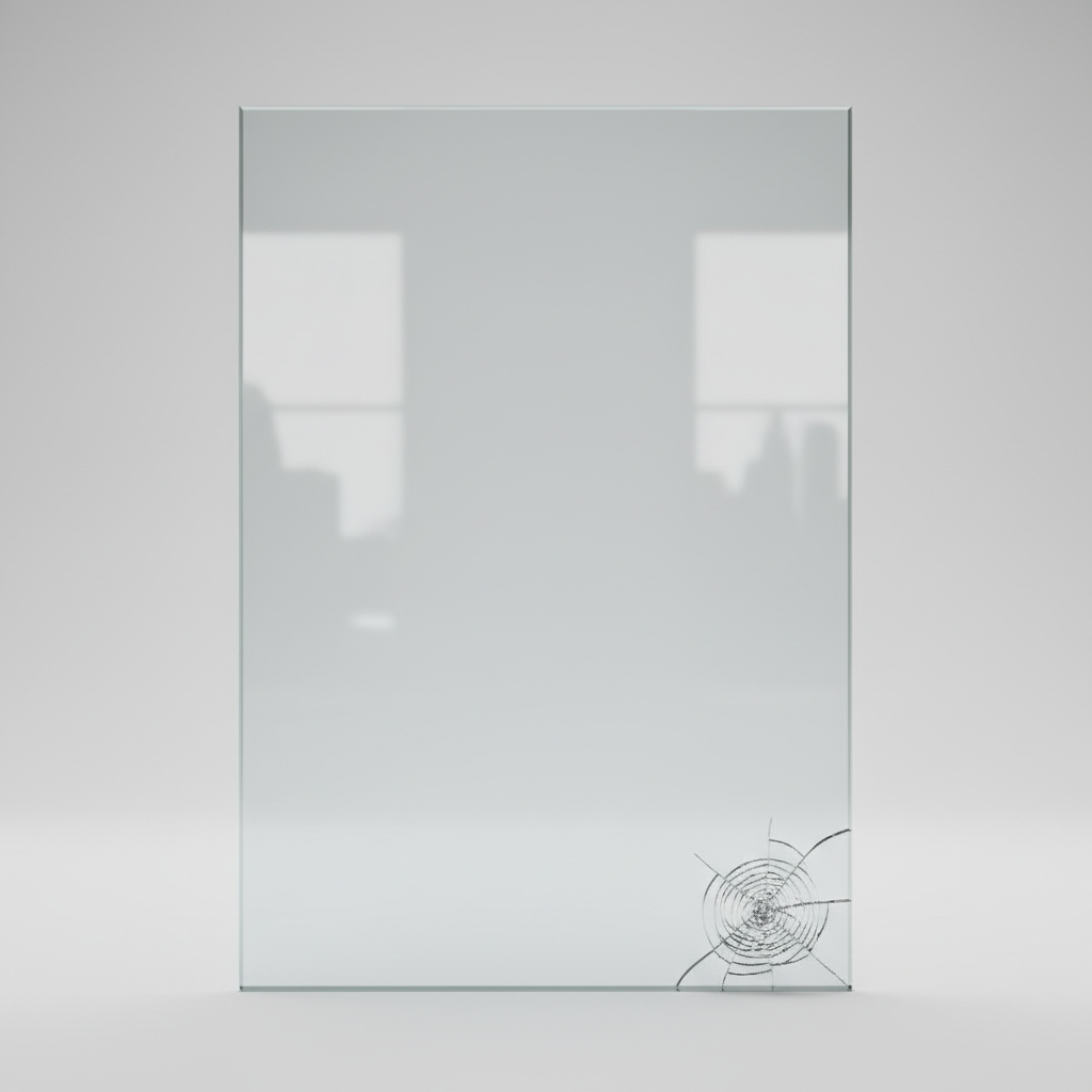 กระจกนิรภัยเทมเปอร์ (Tempered Safety Glass)