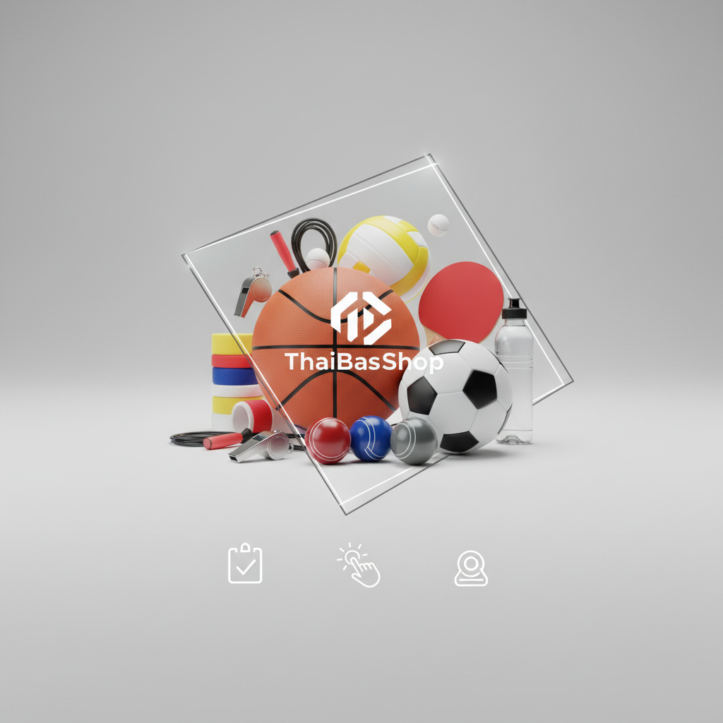 จำหน่าย ลูกบาส ลูกบอล วอลเลย์ ปิงปอง เปตอง อุปกรณ์กีฬา ของแท้ 100% ต้อง ThaiBasShop รับส่วนลดมากมาย click เลือกชมสินค้าได้เลย!!! — สินค้าหลัก