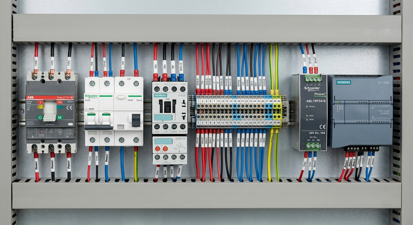 อุปกรณ์ไฟฟ้าภายในตู้