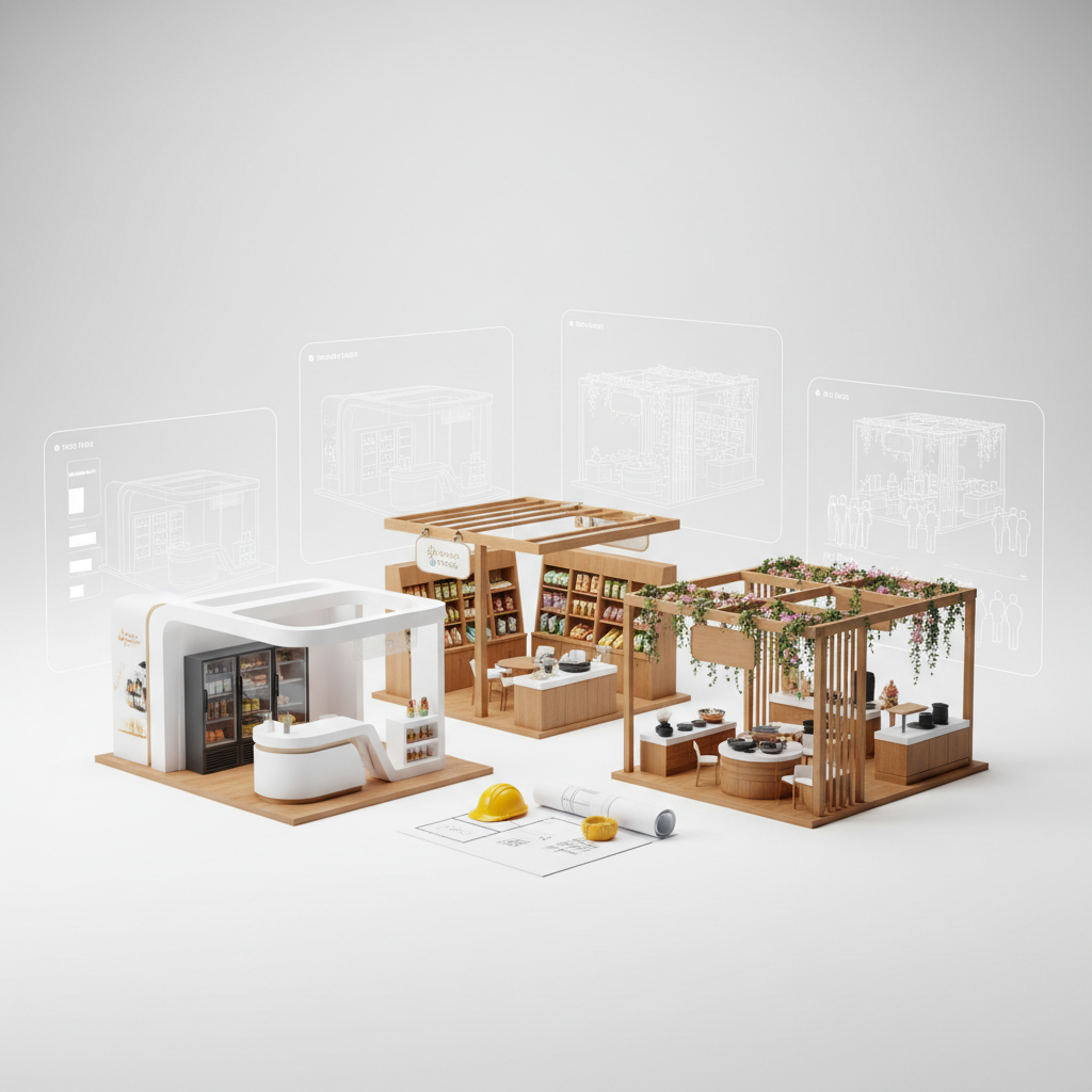 บริการออกแบบและตกแต่งบูธแสดงสินค้า (Exhibition Booth Design)