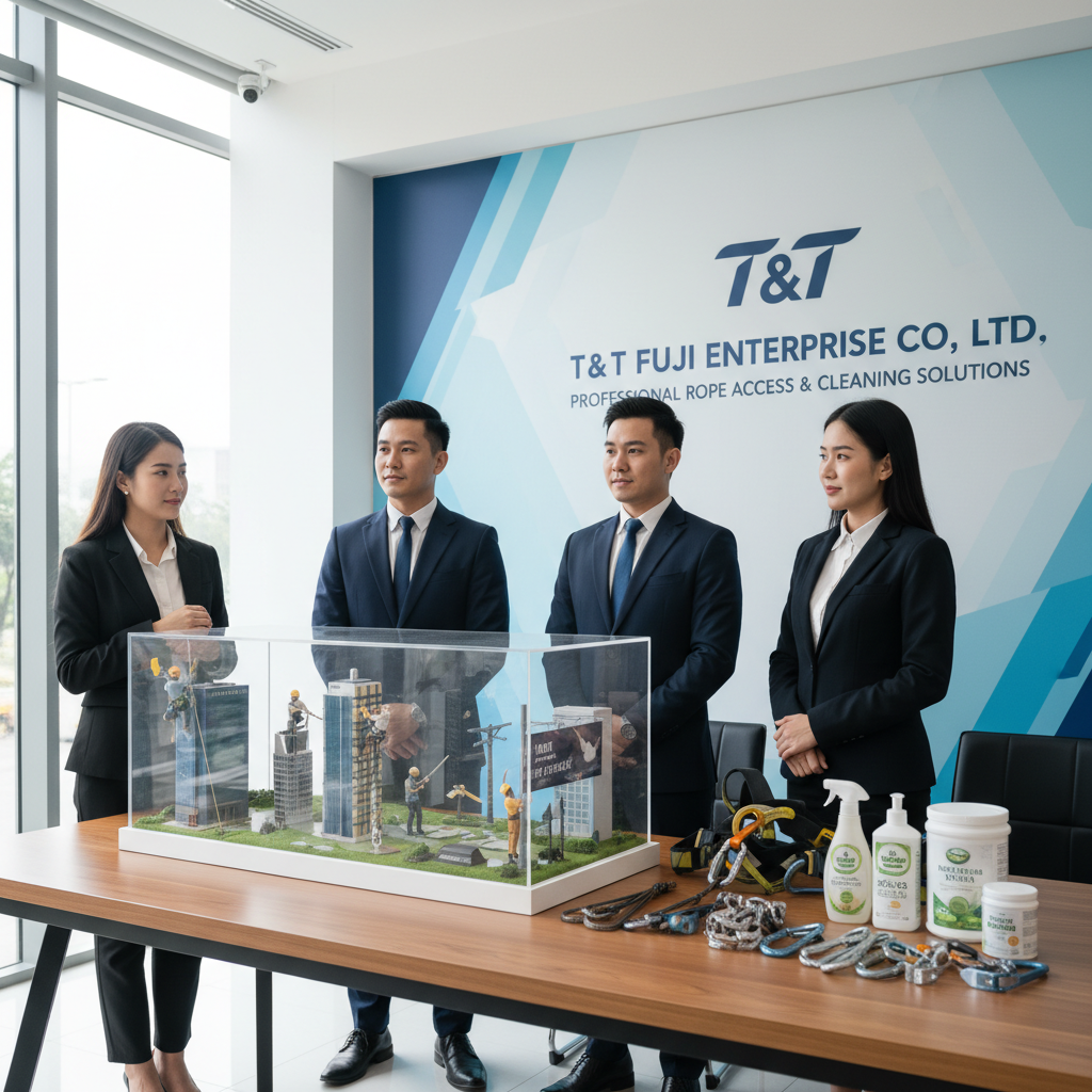 ฝ่ายขายบริการโรยตัวและทำความสะอาดระดับมืออาชีพ