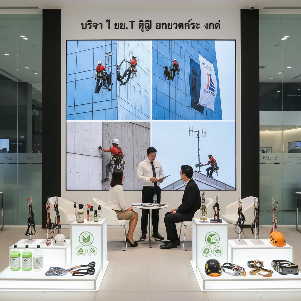 บริษัท ที แอนด์ ที ฟูจิ เอ็นเตอร์ไพร์ส จำกัด ให้บริการโรยตัวทำความสะอาด โรยตัวซ่อมแซมอาหาร โรยตัวทาสี โรยตัวติดป้าย โรยตัวติดตั้งสายล่อฟ้า งานโรยตัวทั่วไป และ บริการทำความสะอาด ครบวงจร ให้กับทุกภาคธุรกิจ และอุตสาหกรรม โดยทีมงานมืออาชีพ ประสบการณ์กว่า 20 ปี ได้มาตราฐานปลอดภัย อุปกรณ์โรยตัว และ ผลิตภัณฑ์ที่ทางบริษัทเลือกใช้ ล้วนแล้วแต่เป็นผลิตภัณฑ์ทีได้มาตราฐาน ปลอดภัยต่อสิ่งแวดล้อม โดยเฉพาะอย่างยิ่งผลิตภัณฑ์ทำความสะอาดของเราสามารถย่อยสลายเองได้ตามธรรมชาติ 100% ไม่เป็นอันตรายต่อผิวหนัง และไม่ก่อให้เกิดมลพิษแม้จะเทลงในแหล่งน้ำ พนักงานของ บริษัท T&T โรยตัวซ่อมแซมอาคาร และรับทำความสะอาด จะต้องผ่านการอบรมก่อนจึงจะสามารถให้บริการหน้างานได้จริง เราเลือกใช้เฉพาะอุปกรณ์ที่มีคุณภาพและได้มาตราฐานในการบริการ ผ่านการรับรองมาตราฐานทั้งในและต่างประเทศ รุ่นแนะนำ