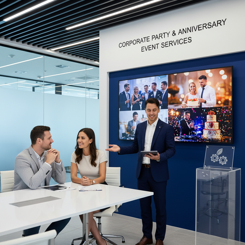 บริการรับจัดงานเลี้ยงบริษัทและงานครบรอบ (Corporate Party)