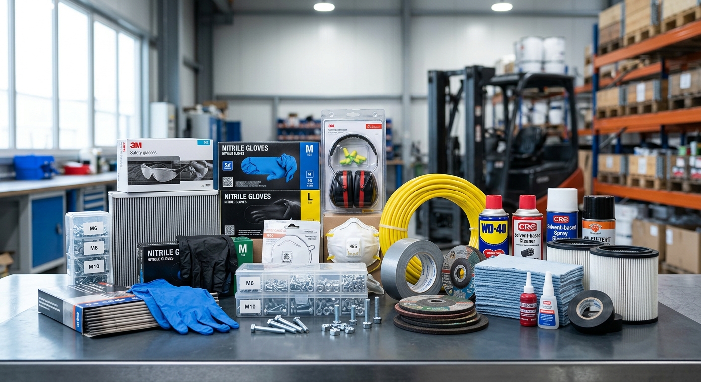 วัสดุสิ้นเปลืองในโรงงานอุตสาหกรรม