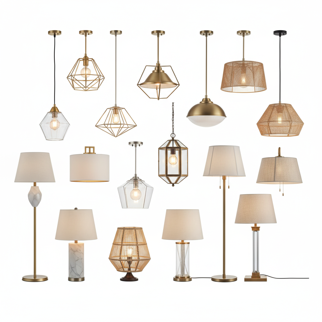 จำหน่ายโคมไฟตกแต่งบ้านแบบต่างๆ คุณภาพดี ราคาสบายกระเป๋า — สินค้าหลัก