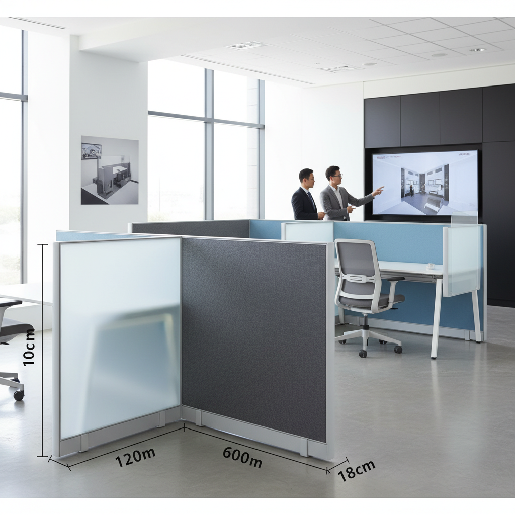 พาติชั่นและฉากกั้นสำนักงาน ความสูง 150 ซม.