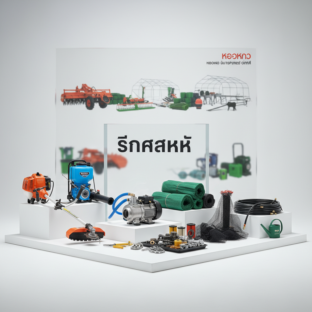 ผู้นำเข้าและตัวแทนจำหน่าย เราเชี่ยวชาญด้านอุปกรณ์การเกษตรแบบครบวงจร พร้อมให้บริการแบบขายส่งในราคาที่คุ้มค่าที่สุด คุณจะได้สินค้าคุณภาพสูงจากราคาโรงงานโดยตรง เรามีสินค้าหลากหลาย ทั้งที่ผลิตเองและที่นำเข้าจากต่างประเทศ เช่น เครื่องตัดหญ้าประสิทธิภาพสูง, เครื่องพ่นยา, ปั๊มน้ำ, ตาข่าย, และอะไหล่เครื่องจักรกลการเกษตรที่ครบครัน นอกจากนี้ เรายังมีระบบน้ำหยดสำหรับช่วยเพิ่มผลผลิตทางการเกษตร รวมถึงอุปกรณ์ประมงและเครื่องมือสำหรับเครื่องใช้สำหรับพืช และสัตว์ เพื่อตอบสนองทุกความต้องการของเกษตรกรอย่างแท้จริง — สินค้าหลัก