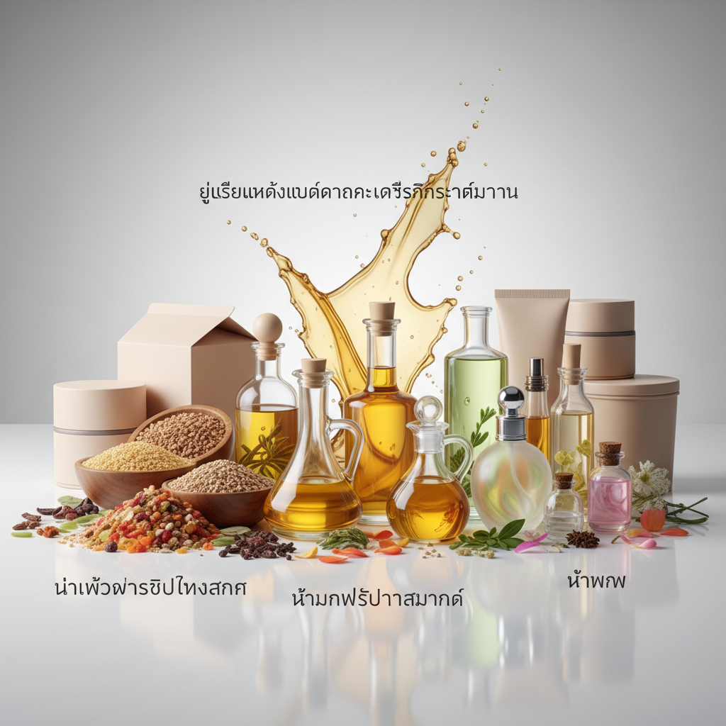 นำเข้าวัตถุดิบทางอาหาร น้ำมันพืชจากธรรมชาติ เเละ น้ำหอม จาก Supplier ชั้นนำจากทั่วโลก   เราอยู่เบื้องหลังแบรนด์อาหารและเครื่องสำอางมากมาย — สินค้าหลัก