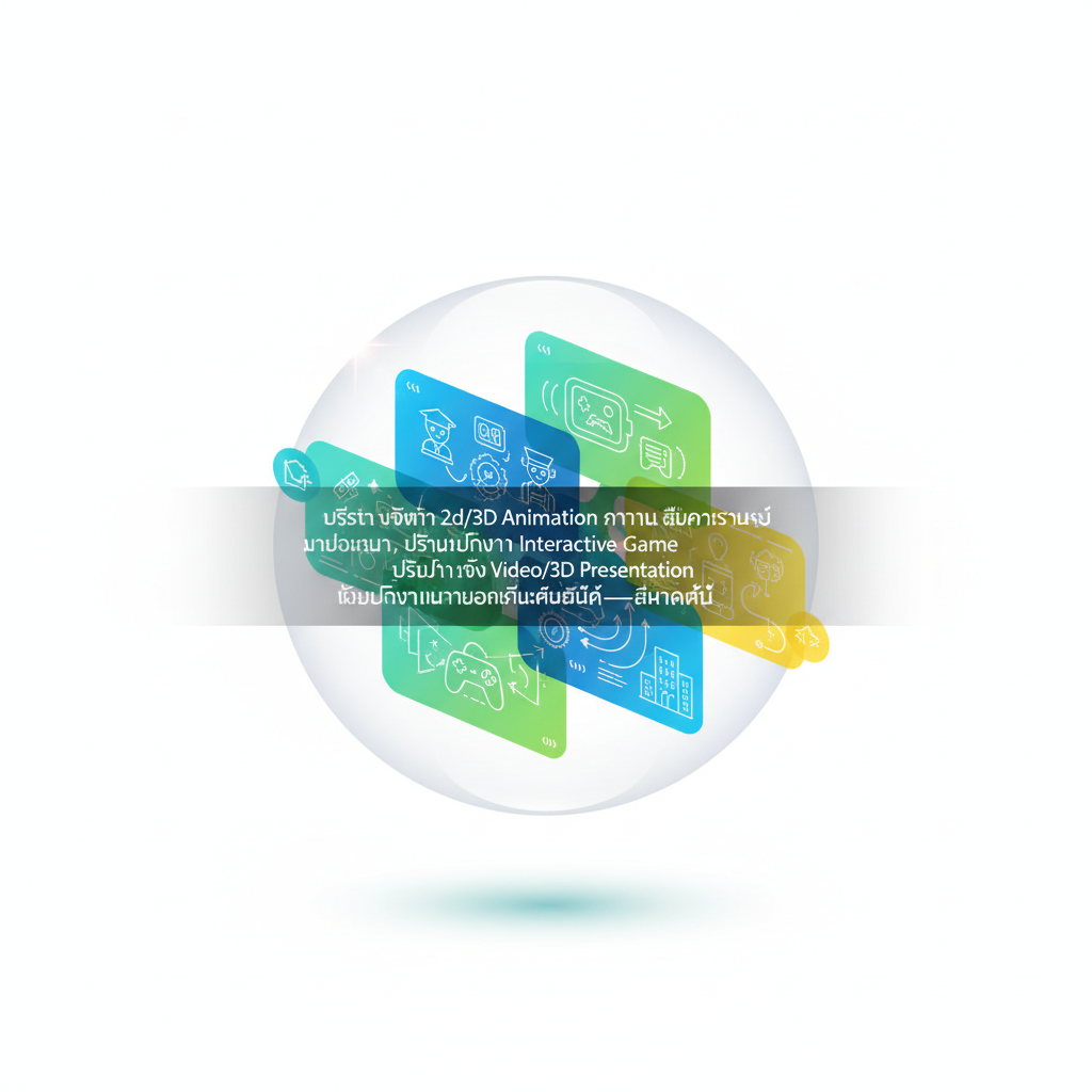 บริษัท รับทำ 2d/3d Animation การ์ตูน สื่อการเรียนรู้ งานโฆษณา, บริการรับผลิตงาน Interactive Game, รับผลิตงาน Video/3d Presentation แนะนำองกรณ์และผลิตภัณฑ์ — สินค้าหลัก