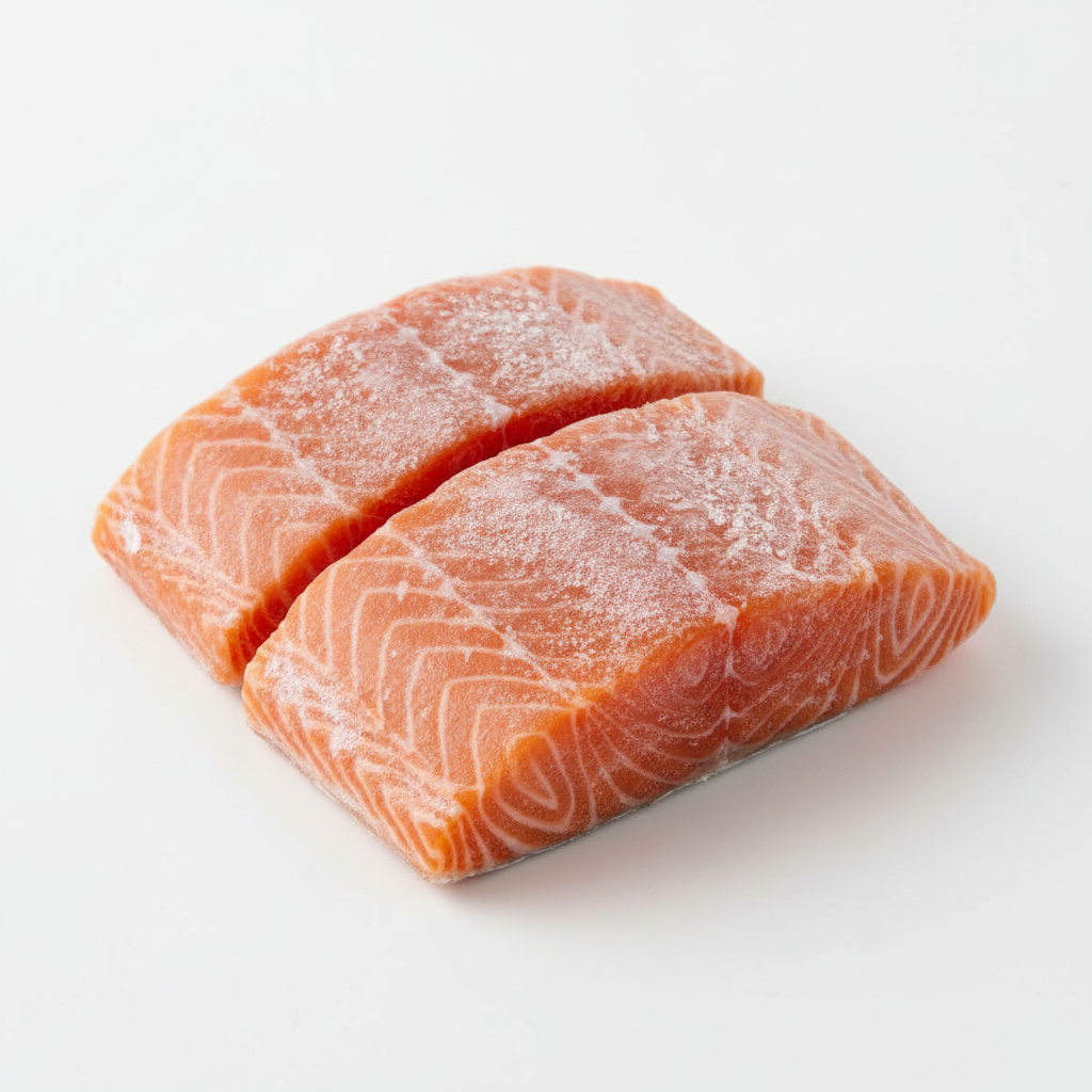 ปลาแซลมอนแช่แข็งเกรดพรีเมียม (Premium Frozen Salmon)