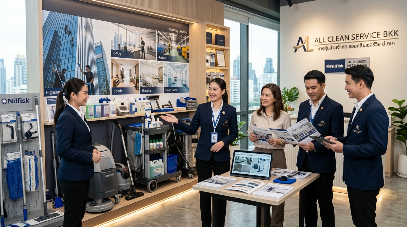 ฝ่ายขายบริการทำความสะอาดครบวงจร