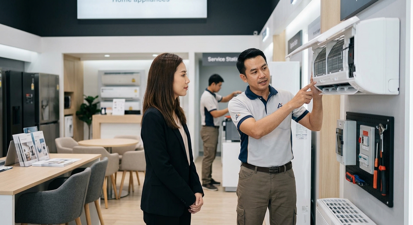 บริการติดตั้งและซ่อมบำรุง