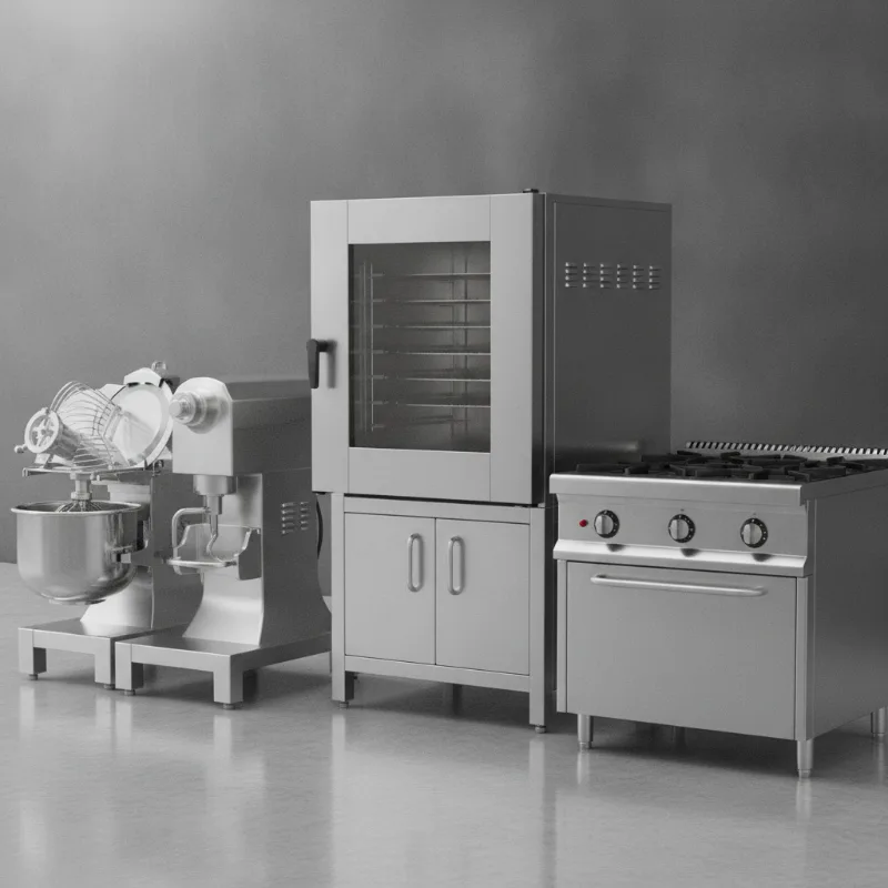เครื่องจักรและเตาประกอบอาหารเชิงพาณิชย์ (Commercial Cooking Machines & Stoves)