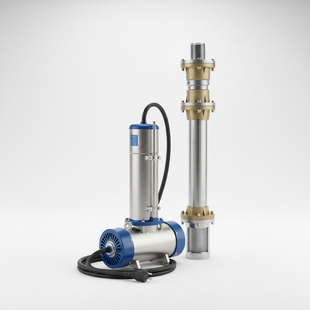 ปั๊มจุ่มและปั๊มน้ำบาดาล