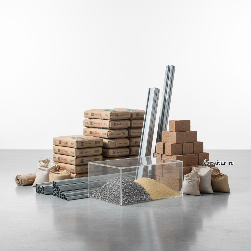 ร้านวัสดุก่อสร้าง พัฒนาการ ปูนซีเมนต์ เหล็กรูปพรรณ อิฐมวลเบา หินทราย และอีกมากมาย — สินค้าหลัก